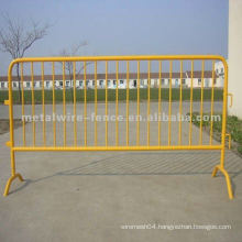 pvc painted metal crowd control barrier
